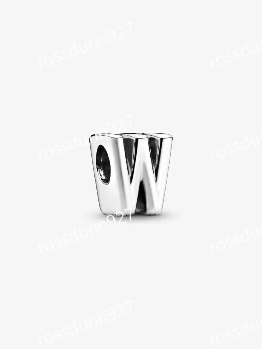 Pandora Letter W Alphabet Charm